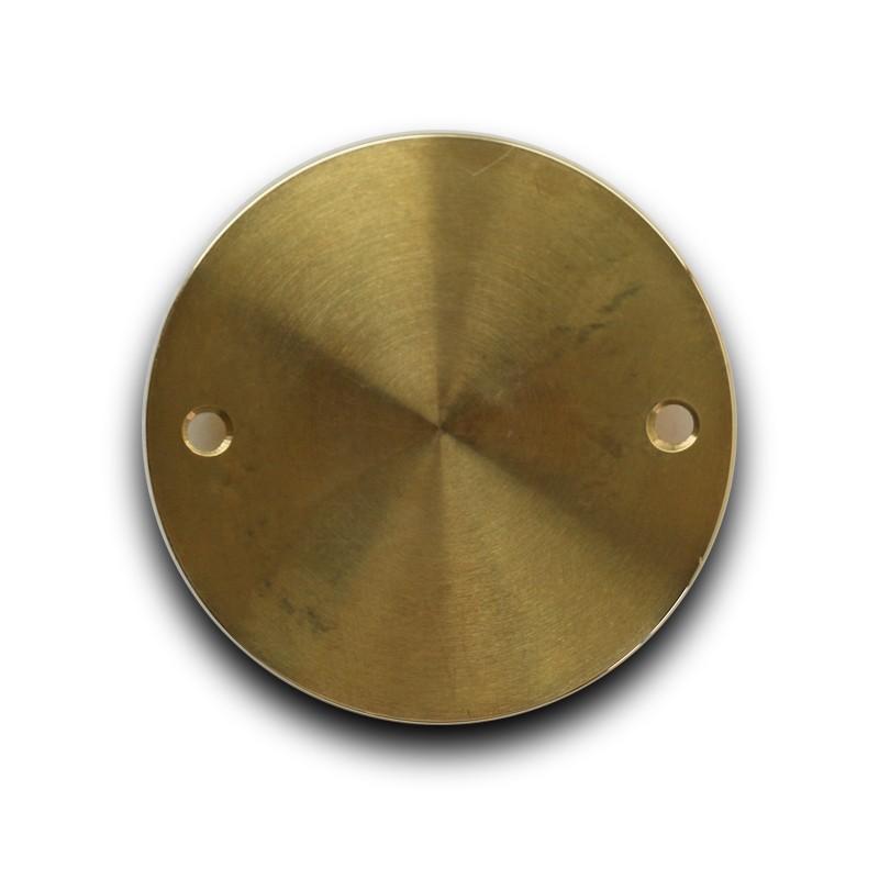 ZONオリジナル ブラス製 ポイントカバー 真鍮削り出し 2穴 ハーレー