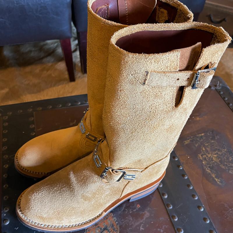CUSTOM BOSS ブリティッシュタンドマーネ Vintage Riding Boot WESCO ブーツ エンジニアブーツ ライディングブーツ ウェスコの画像