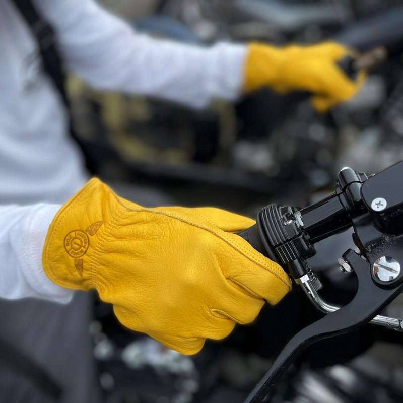 ZONオリジナル 牛革耐熱レザーグローブ 手袋 本革バイクグローブ ZONオリジナル 牛革耐熱レザーグローブ 手袋 本革バイクグローブ