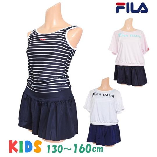 ネコポスもok 水着 女の子 セパレート タンキニ ジュニア 子供水着 小学生 中学生 130cm 140cm 150cm 160cm Fila Ypt Or Id
