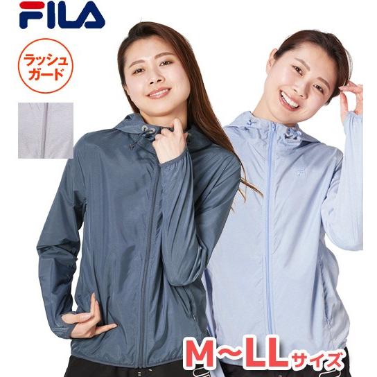 FILA 【ネコポスもOK】 軽量リップパーカー ラッシュガード