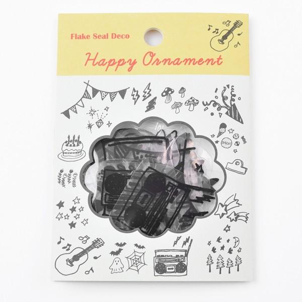 FLAKE SEAL DECO フレークシール デコ ハッピーオーナメント BK 贈り物 プレゼント ギフト スクラップブッキング ペーパー ミニアルバム 材料 M便 2 25 最大62%オフ! FLAKE SEAL DECO フレークシール デコ ハッピーオーナメント BK 贈り物 プレゼント ギフト スクラップブッキング ペーパー ミニアルバム 材料 M便 2 25 最大62%オフ!