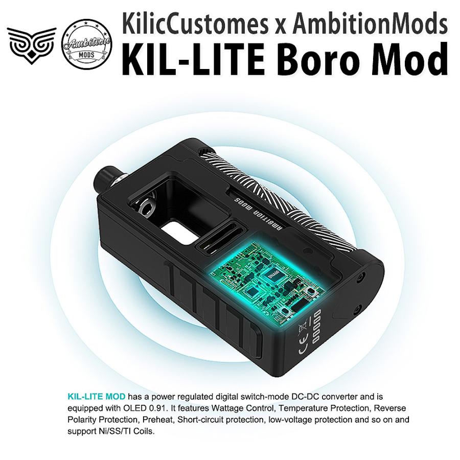 Ambition MODS アンビションモッズKIL-LITE Boro Mod DNA60 : 電子