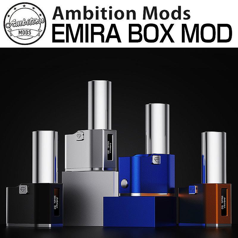 Ambition MODS アンビションモッズ EMIRA BOX MOD 60W BLACK : 電子 