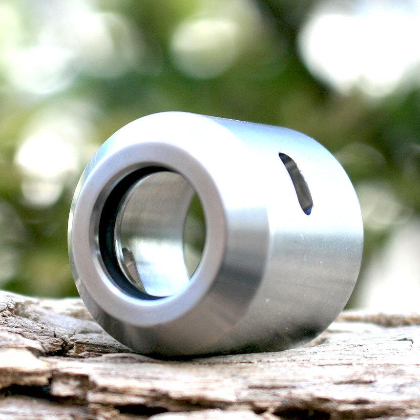 Comp LyfeコンプライフMini Cap JTR Etched Raw Titanium (compatible w/ 20mm)（ネコ ...