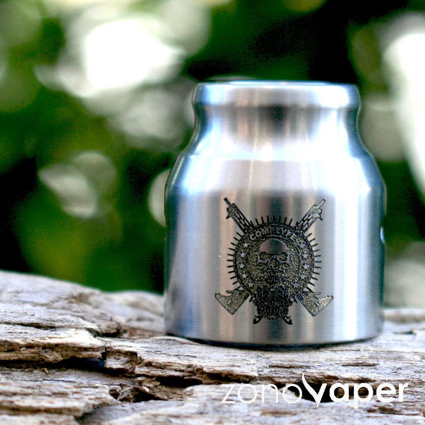 Comp LyfeコンプライフGrenade Cap Raw Titanium 20700 B2B CLTAC Etched（ネコポス便対象 ...