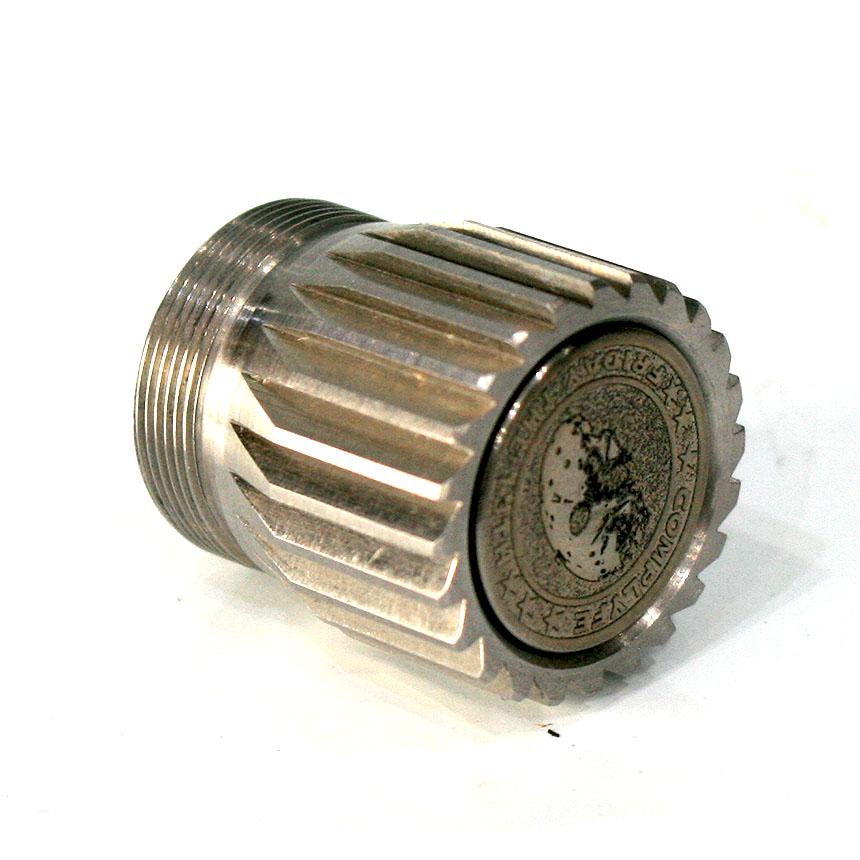 放出！COMPLYFE Bottonアダプター Comp LyfeコンプライフButton HOUSING Raw Ti Sawblade 18650＋