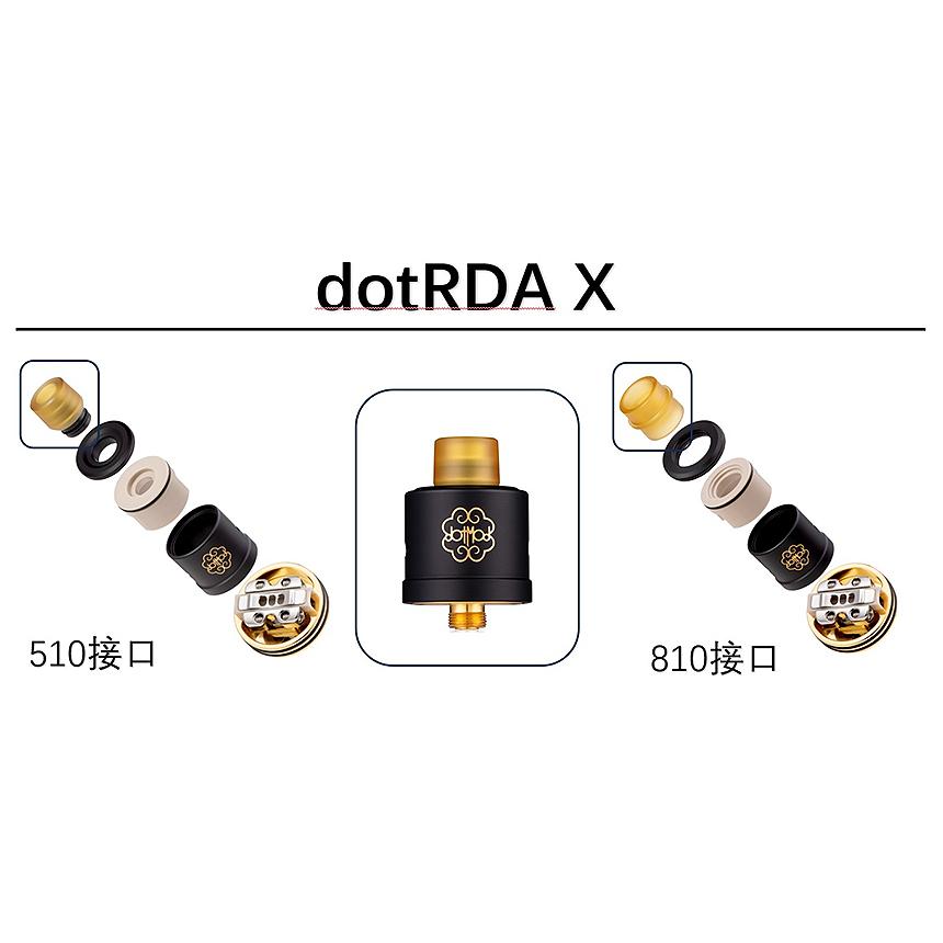 dotModドットモッド RDA X /Black・Gammetal : 電子タバコ専門店