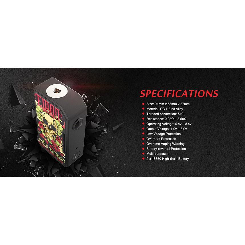 Dovpoドゥフポ M VV II 280W Box Mod Dragon Samurai : 電子タバコ専門