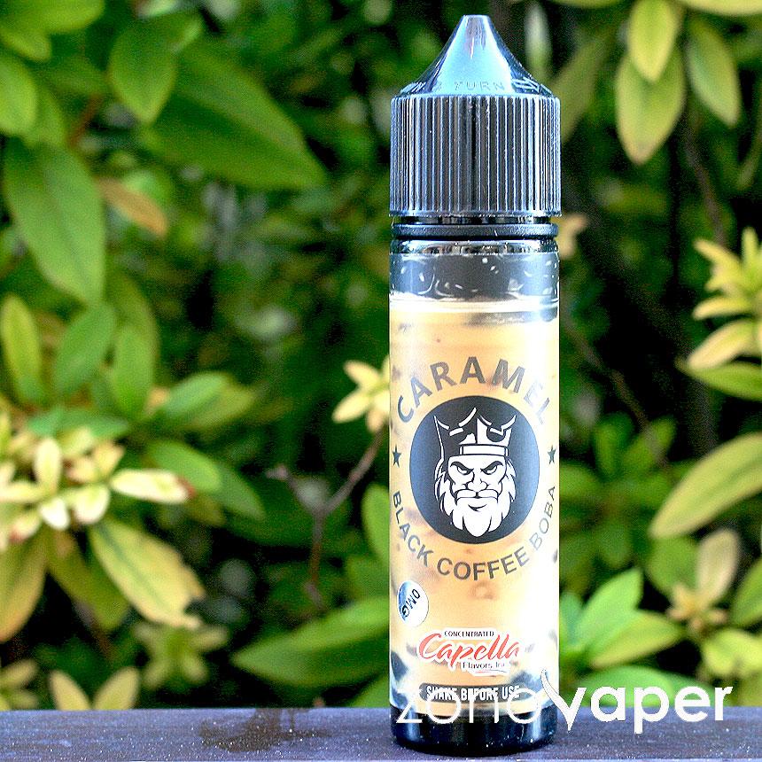 Flamingo E Lic Caramel Black Coffee Boba (American Coffee)60ML