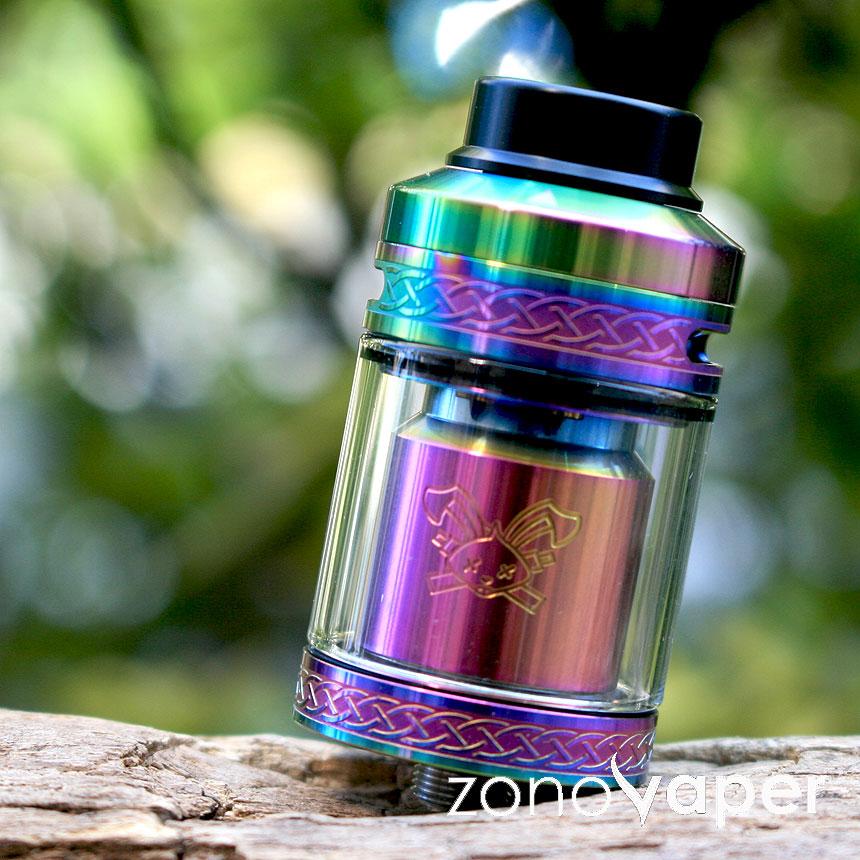 HELLVAPE Dead Rabbit デッドラビットV2 RTA Atomizer 25mm Rainbow｜zonovaper