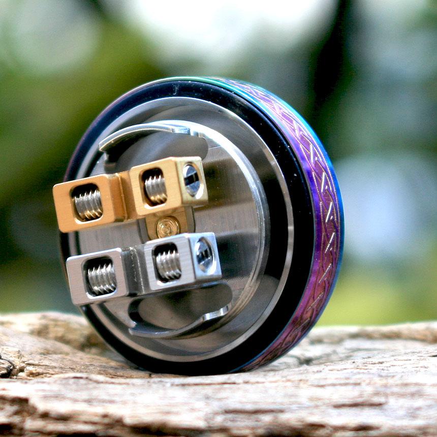 HELLVAPE Dead Rabbit デッドラビットV2 RTA Atomizer 25mm Rainbow