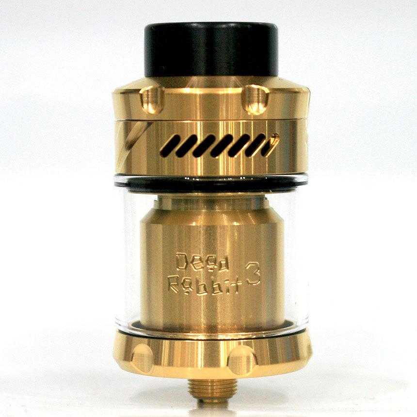 HELLVAPE Dead Rabbit デッドラビット3 RTA Atomizer 25mm Gold |  | 01