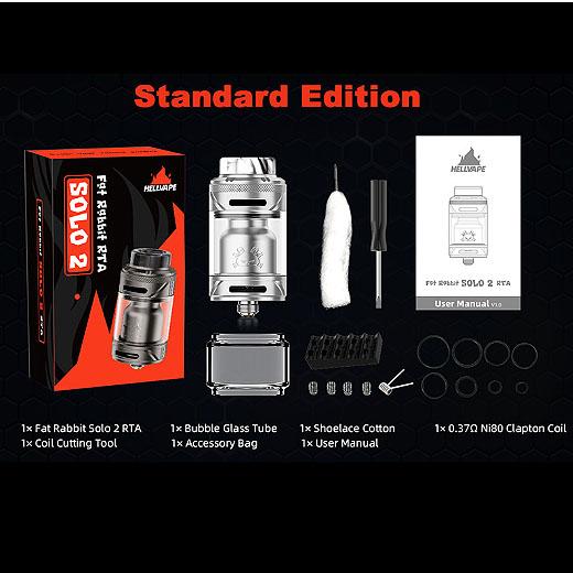 HELLVAPE Dead Rabbit デッドラビットFat Rabbit Solo 2 RTA25mm Atomizer 5ml Matte Black 電子タバコ vape ベイプ アトマイザー RTA |  | 08