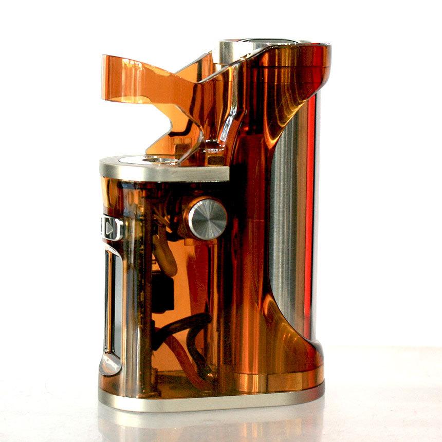 Hippovape B'Adapt Pro SBS 100W Box Mod Amber Clear : 電子タバコ