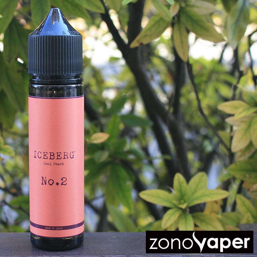 【100ml】 ICEBERG ×2本 ICEBERGアイスバーグ No.2 - ピーチ・メンソール・清涼剤 60ml