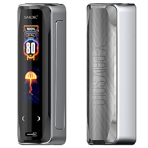SMOK スモックX-PRIV Solo Box Mod 80W Silver Lines : 電子タバコ専門
