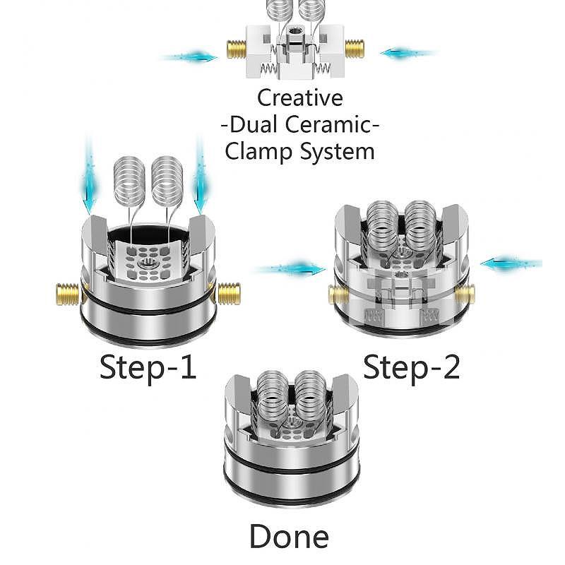 HunderHeadサンダーヘッドCreations Tauren Max RDA Atomizer Brass Black｜zonovaper｜04