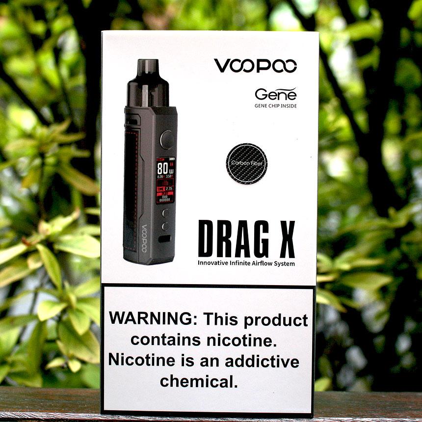 VOOPOOブープーDRAGドラッグX 80W Mod Pod Kit 4.5ml Chestnut｜zonovaper｜07