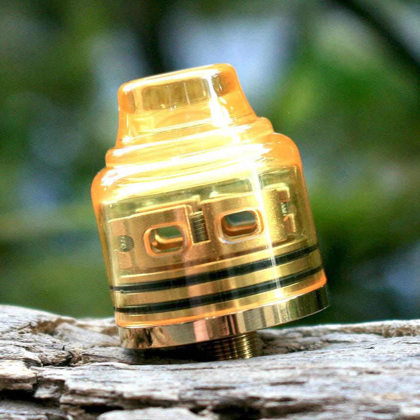 OUMIER Wasp Nanoワスプ ナノS RDA25mm Transparent Gold｜zonovaper｜02