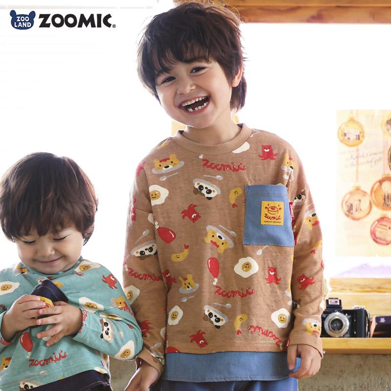 トップス ズーミックdiyプリント長袖tシャツ 80 130cm Zooland 通販 Yahoo ショッピング