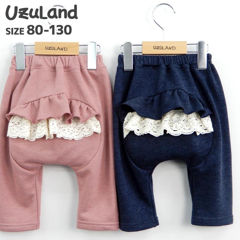 子供服 ボトムス 女の子 お尻フリル 7分丈 パンツ ズボン 80cm 90cm 95cm 100cm 110cm 1cm 130cm Uzuland キッズ ベビー 可愛い おしゃれ ガールズ Zooland 通販 Yahoo ショッピング