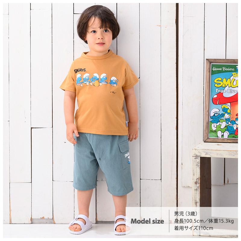 Tシャツ 半袖 子供服 スマーフ 男の子 トップス キャラクター アニメ 