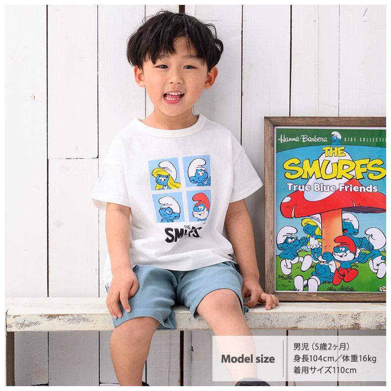 子供服 トップス スマーフ 綿100 プリント 半袖 Tシャツ 80 90 95 100 110 1 130 Sumrfs キッズ ベビー 男の子 女の子 かわいい アニメ キャラクター Zooland 通販 Yahoo ショッピング