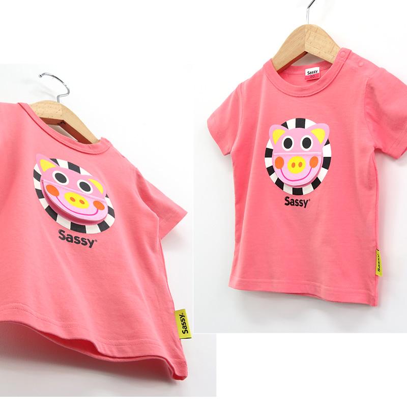SASSY（ROSSIGNOL） Tシャツ 子供服 トップス サッシー 綿100％ 半袖 