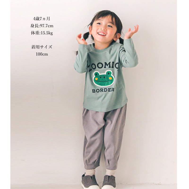 ZOOMIC（ズーミック） Tシャツ 長袖 キッズ トップス くま サガラ刺繍