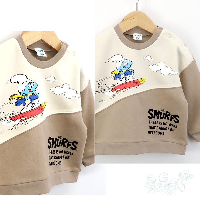 トレーナー スマーフ SMURFS 裏起毛 トップス ボーイズ 男の子 アニメ