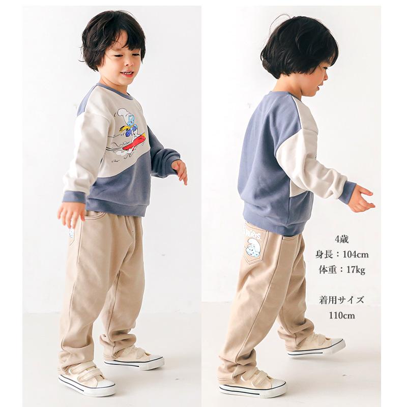 トレーナー スマーフ SMURFS 裏起毛 トップス ボーイズ 男の子 アニメ