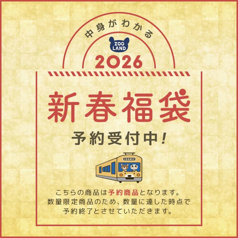 ご予約受付中 2026年 キッズ ベビー 新春福袋 6点セット ZOOMIC ズーミック ハッピーバッグ 男の子 ボーイズ 電車 くま 80-130cm | ZOOMIC | 02