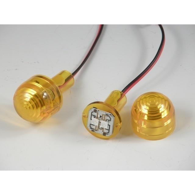 バーエンドウインカーLEDタイプ[12V、0.24w] オレンジレンズ2個1set☆ZOOMズームエンジニアリング製 | 