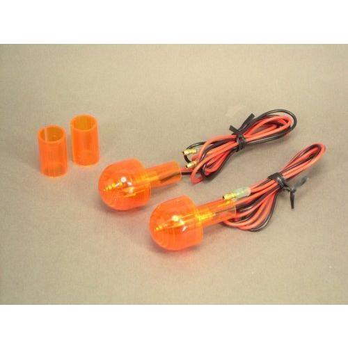 バーエンドウインカー12V、10w電球タイプオレンジ2個1set☆ZOOMズームエンジニアリング製 |  | 01
