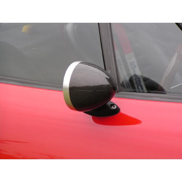 ユーノスNAロードスター専用アーム付砲弾ミラーリアルカーボンZOOMズームエンジニアリング製 |  | 01