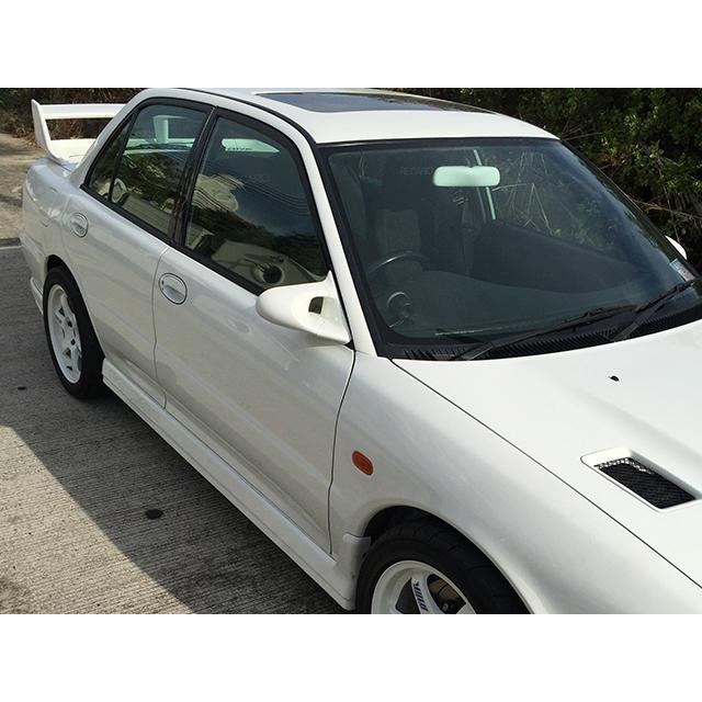 TSルームミラーホワイト（FRP製）車種別専用アーム付★ZOOMズームエンジニアリング製 |  | 03