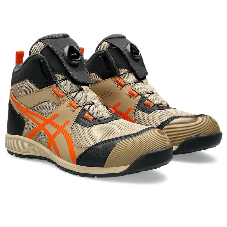 限定色】asics アシックス安全靴 CP214 TS BOA ウッドクレープ 限定色】asics アシックス安全靴 CP214 TS BOA ウッドクレープ