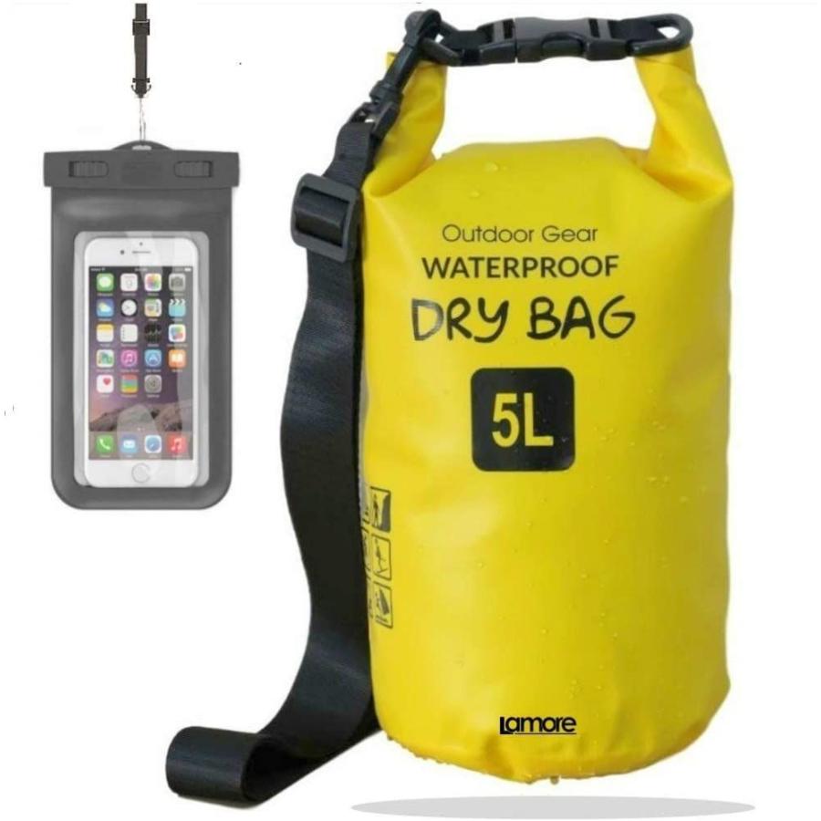 1585円 Off 防水 ドライバッグ 冬でも 柔らか 新素材 スマホ 防水ケース セット 2l 5l 10l l 25l 30l Lt 防水バ