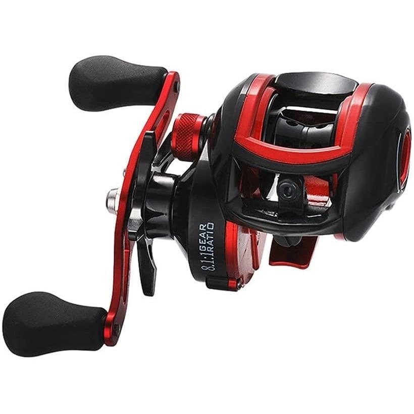 モデル着用 注目アイテム Zideベイトリール 釣りリール 8 1 1 ハイギア 18 1bb ドラグ力8kg 左ハンドル 右ハンドル 超スムーズ超軽量モデル 遠投 Cisama Sc Gov Br