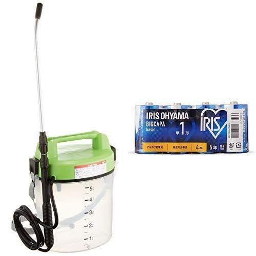 アイリスオーヤマ 噴霧器 除草剤 電池式 電池セット IR-N5000 除草剤散布機