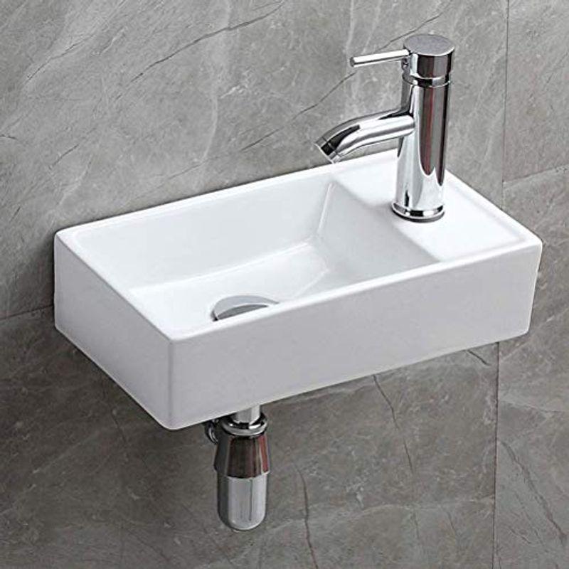 注目の 小型洗面ボウル 壁掛け 洗面台 手洗いボウル 手洗台 壁付け型 浴室洗面台 手洗いボウル バルコニー 陶器製 手洗器 おしゃれ シンプル 和 国際ブランド Turningheadskennel Com