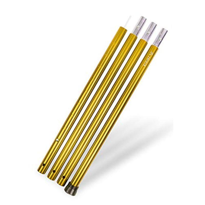 楽天市場 タープポール アルミ テント ポール 極太ポール 直径3 3cm 高さ調整可能1 280cm ゴールド 100 本物保証 Turningheadskennel Com