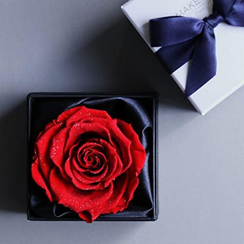 新作 Diamond Makefuture Rose ブライトレッド フラワーボックス 一輪 赤 薔薇 プロポーズ 花 プリザーブドフラワー 9 宝石ルース 裸石 Testing Maker State Com