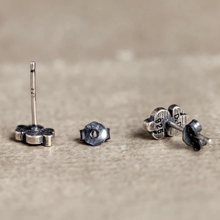 片耳商品　シルバー925 燻し 純銀素材 ドル スタッドピアス silver925 メンズ レディース ユニセックス ヴィンテージ風 ユニーク 個性派 カジュアル お洒落 |  | 04
