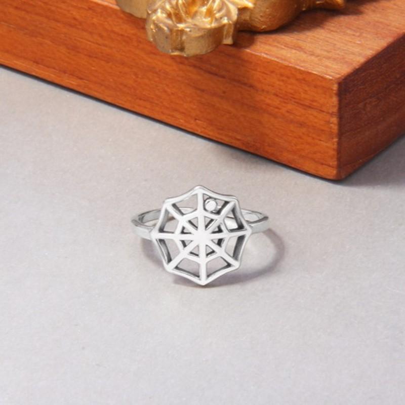 蜘蛛の巣 リング シルバー925 silver925 指輪 シルバーリング フリーサイズ メンズ レディース ユニセックス S925 925シルバー アレルギー対応 サイズ調節可能 |  | 04