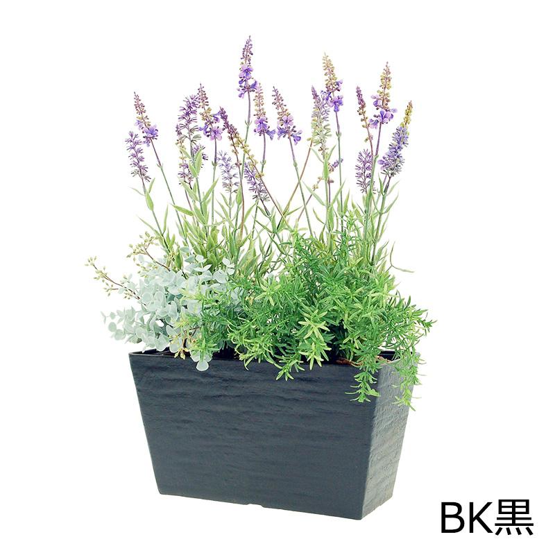 屋外 寄せ植え フェイクグリーン 造花 チェンジプランツ ラベンダー＆ソニアセット |  | 02