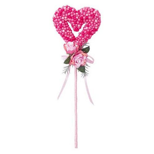 ハート バレンタイン 装飾 ディスプレイ ローズハートピック Df41 154 Dihe9978 造花ディスプレイ ドットコム 通販 Yahoo ショッピング