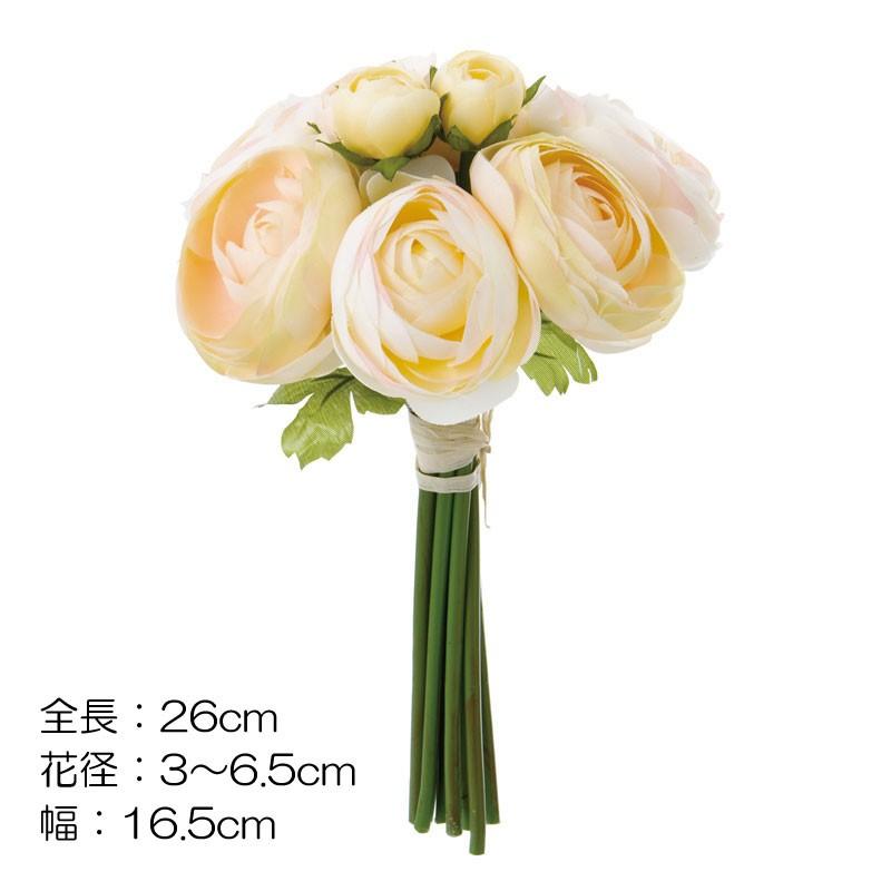 造花 フェイクフラワー 花束 ラナンキュラスブーケ イエローオレンジ Dmfg152 Fb 2302 Yor 造花ディスプレイ ドットコム 通販 Yahoo ショッピング