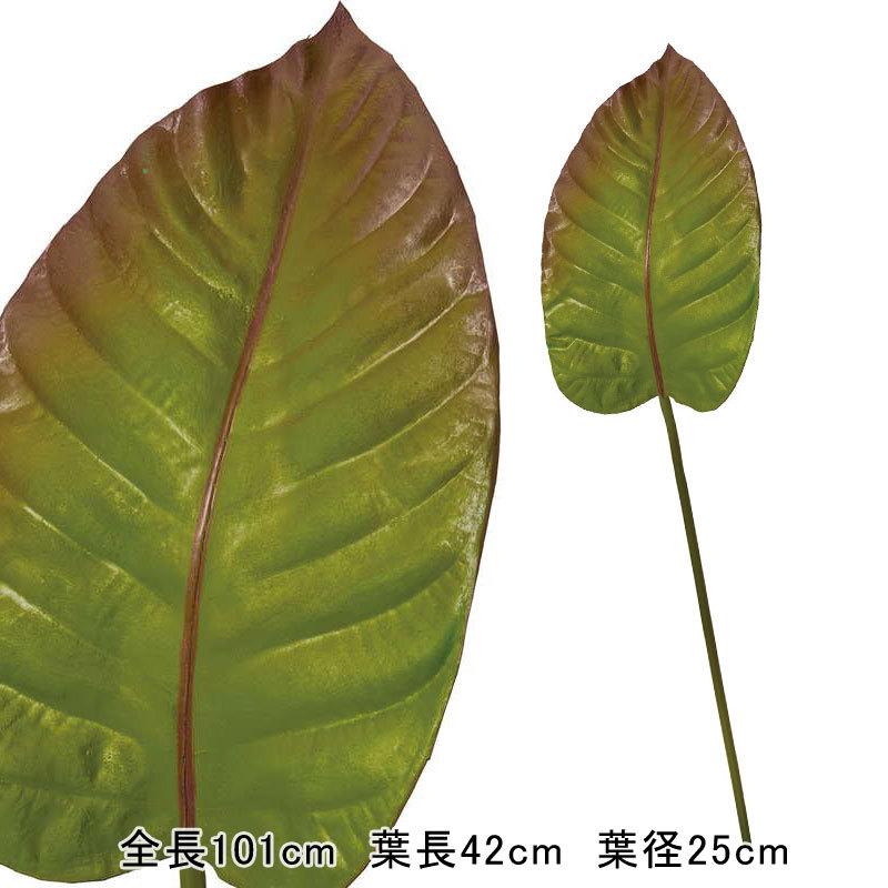 造花 フェイクグリーン 人工観葉植物 大きい葉 カラードバショウリーフ グリーン Dmfg125 Fg 46 Gr 造花ディスプレイ ドットコム 通販 Yahoo ショッピング